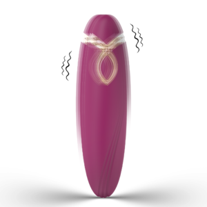 Sky sleek bullet vibrator in Wine Red, slim tip for precision stimulation