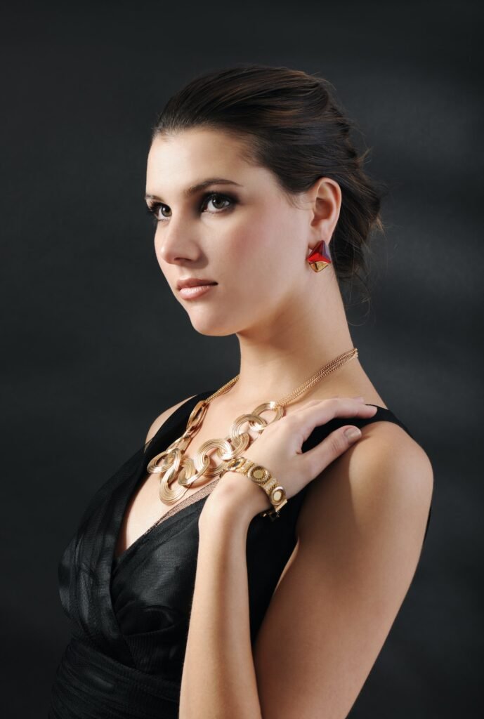 beautiful woman in golden jewelry.jpg