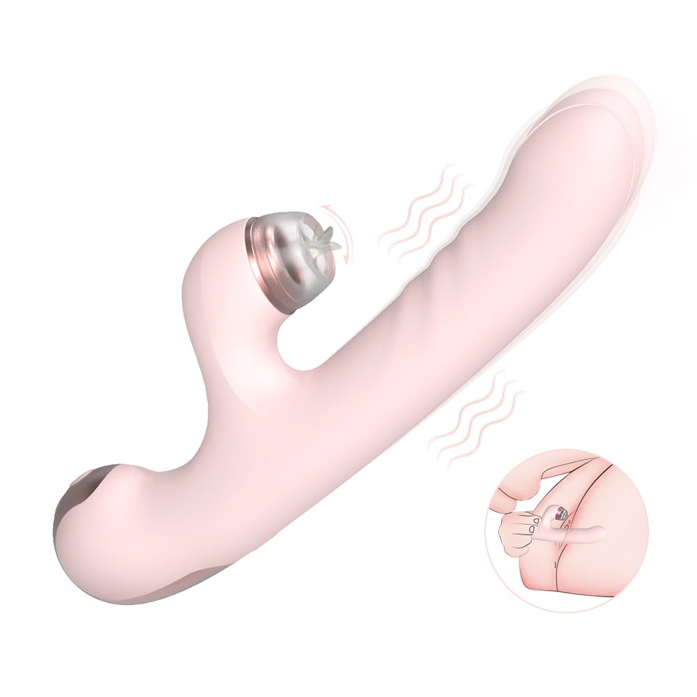 dj sona – 3 in 1 vibrator with thrusting & suction
