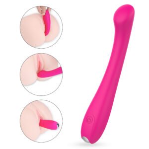 Ana G-spot vibrator in wine red, curved design for targeted stimulation