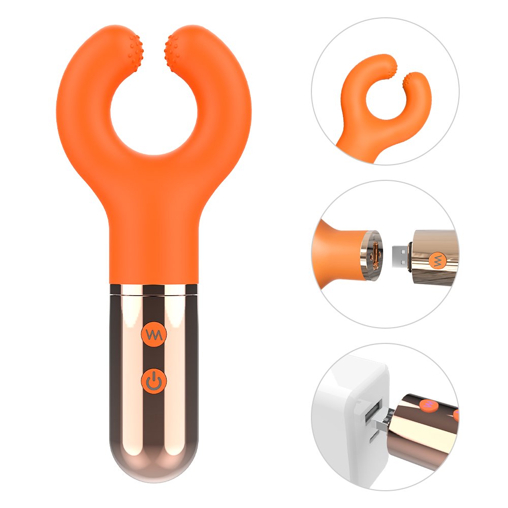 The Ultimate Guide to Bullet Vibrators – Find Your Perfect Mini Mate Donuts donut-shaped vibrator in orange, playful ring design for clitoral stimulation
