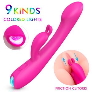 Home anas – 9‑color led rabbit vibrator