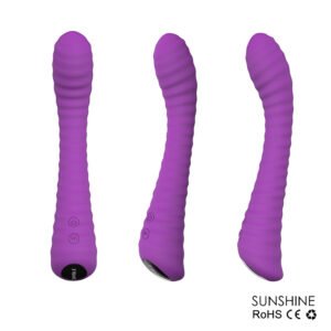 SUNSHINE flexible neck vibrator in purple, simple design